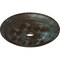 Ekena Millwork Spiral Ceiling Medallion (Fits Canopies up to 4"), 25 1/4"OD x 4"ID x 2"P, Bronze Blue Patina CM25SPBBS - alternate 2